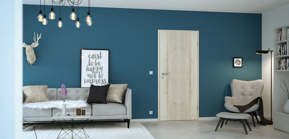 Günstige CPL-Innentür: Lebolit Premium Eiche Nordic